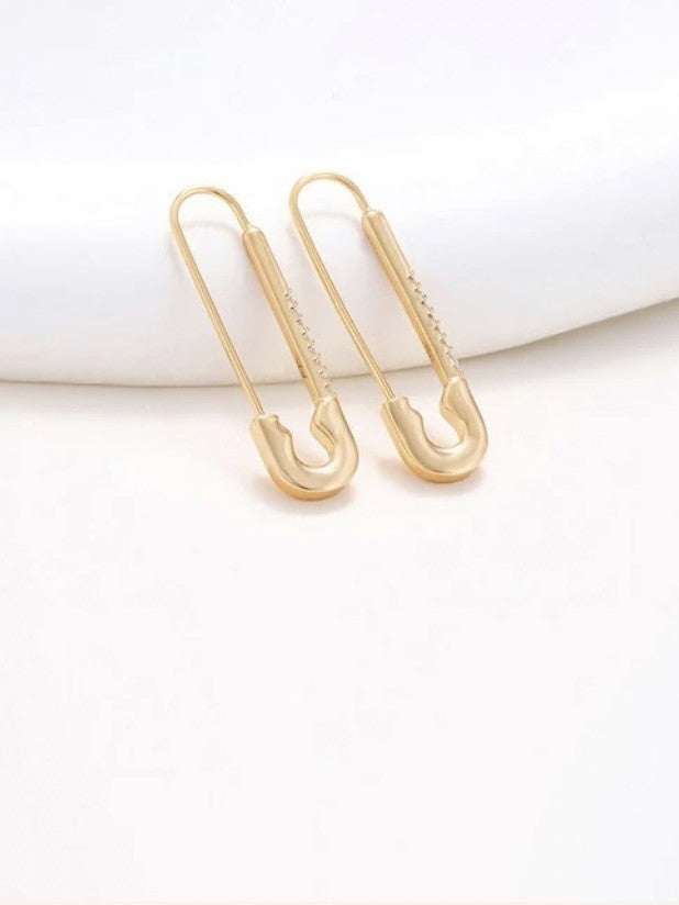 Crystal Pin Drop Earrings