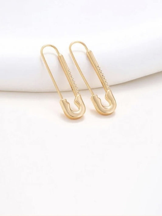 Crystal Pin Drop Earrings