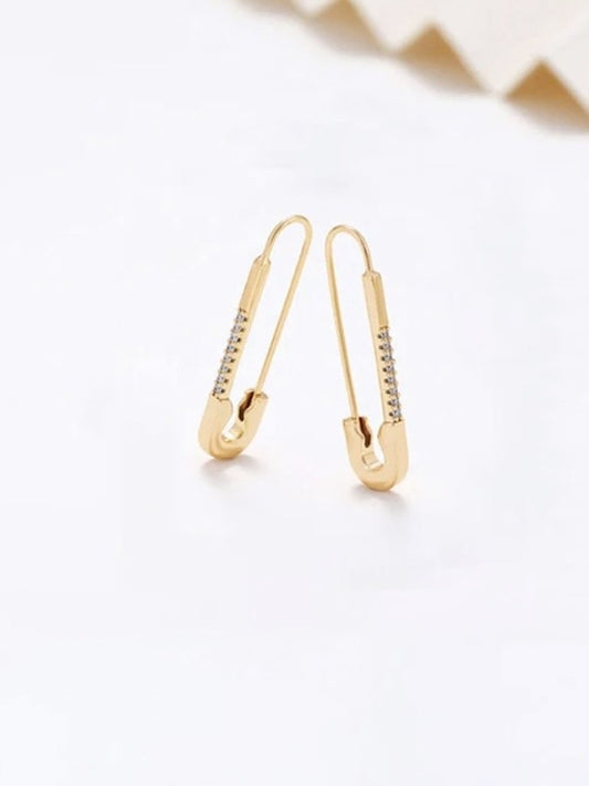 Crystal Pin Drop Earrings
